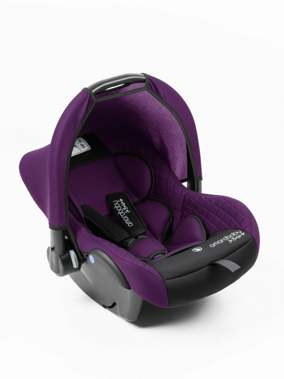 Автокресло детское AMAROBABY Baby comfort - Фиолетовый/Чёрный