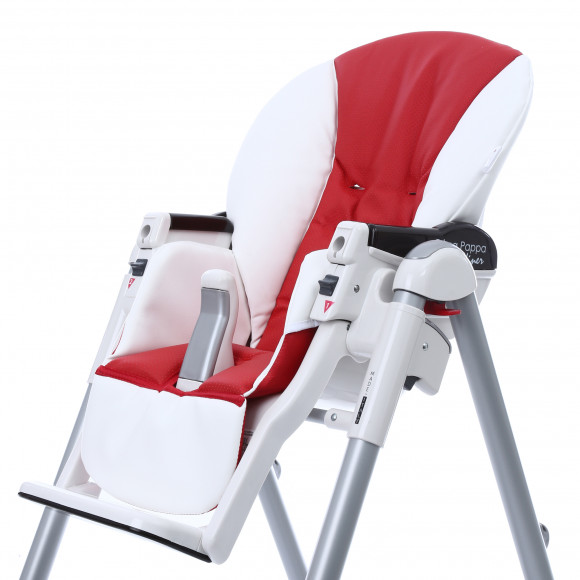 Сменный чехол сидения Esspero Sport к стульчику для кормления Peg-Perego Diner  - White/Red