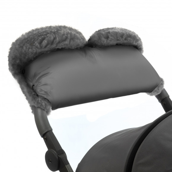 Муфта для рук на коляску Esspero Four Lux (Натуральная шерсть) - Grey