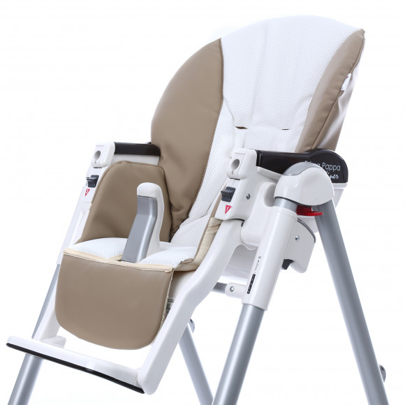 Сменный чехол сидения Esspero Sport к стульчику для кормления Peg-Perego Diner  - Beige/White