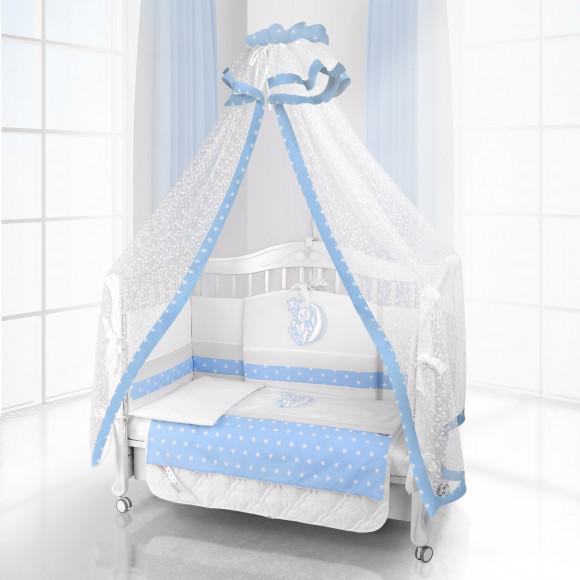 Комплект постельного белья Beatrice Bambini Unico Stella (120х60) - bianco blu