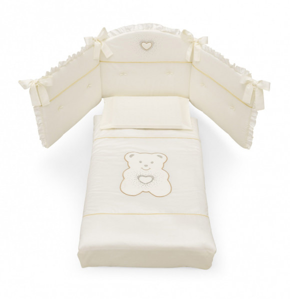 Комплект постельного белья Erbesi Tiffany (3 предмета) - Ivory (слоновая кость)
