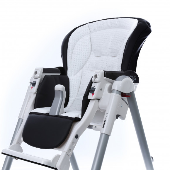 Сменный чехол сидения Esspero Sport к стульчику для кормления Peg-Perego Best - Black/White