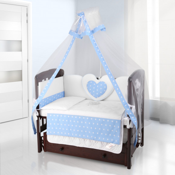 Балдахин на детскую кроватку Beatrice Bambini Bianco Neve - Stella Blu