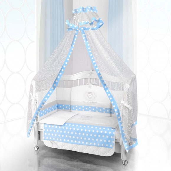 Комплект постельного белья Beatrice Bambini Unico Guseppe Ottaviani (120х60) - bianco blu