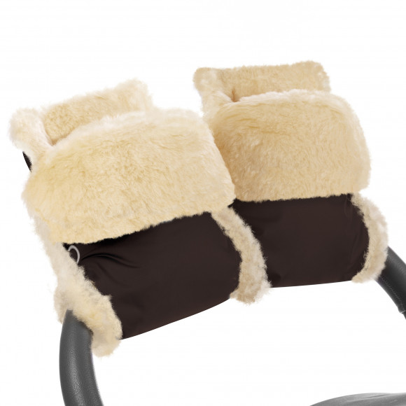 Муфта-рукавички для коляски Esspero Oskar (Натуральная шерсть) - Chocolat