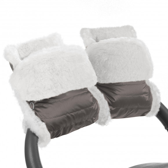 Муфта-рукавички для коляски Esspero Christer (Натуральная шерсть) - Almond