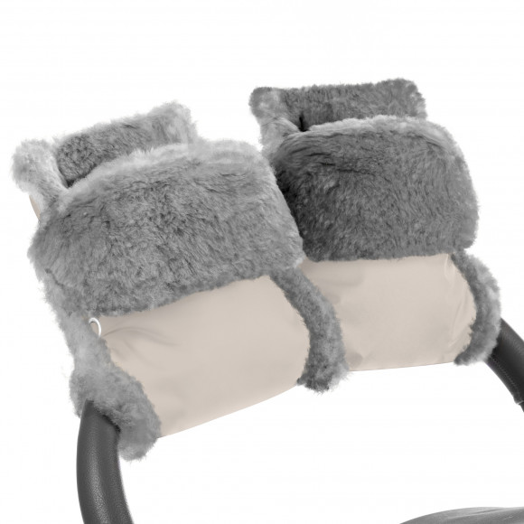 Муфта-рукавички для коляски Esspero Christoffer (Натуральная шерсть) - Beige
