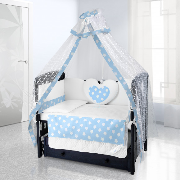 Балдахин на детскую кроватку Beatrice Bambini Di Fiore - grande stella blu