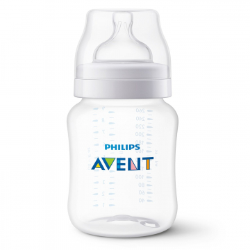 Бутылочка из полипропилена Avent AirFree Серия Anti-colic, 260мл, 1мес+ SCF813/17