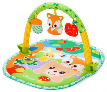 Игровой коврик Chicco 3 в 1 Activity Playgym 0м+, электронный