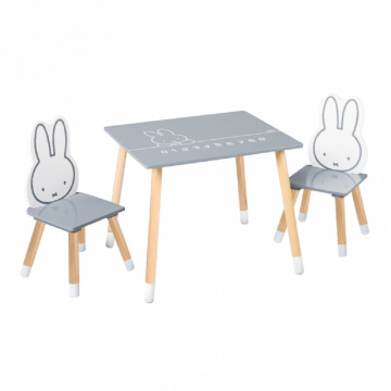 Комплект детской мебели ROBA Miffy: стол + 2 стульчика