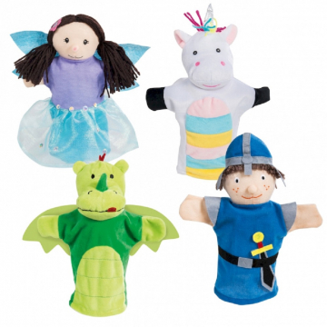 Набор перчаточных кукол для детского игрового театра ROBA (4 шт.)