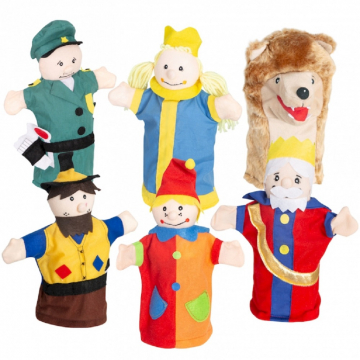 Набор перчаточных кукол для детского игрового театра ROBA (6 шт.)
