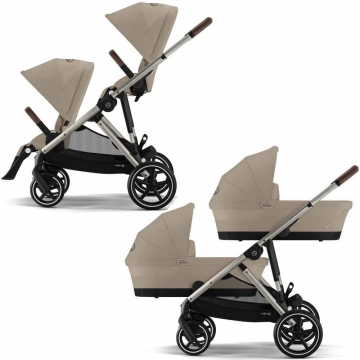 Коляска для двойни 2 в 1 Cybex Gazelle S