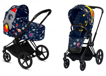 Коляска 2 в 1 Cybex Priam Anna K Space Rocket