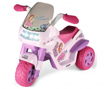 Электромотоцикл для девочек Peg Perego Flower Princess
