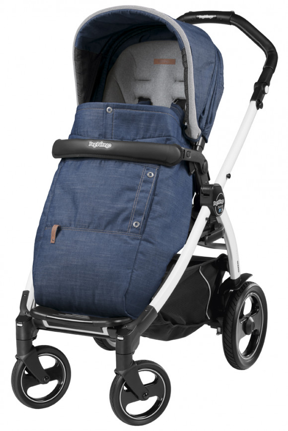 Прогулочная коляска Peg Perego Book 51 S Pop Up Completo (шасси White/Black) - Urban Denim