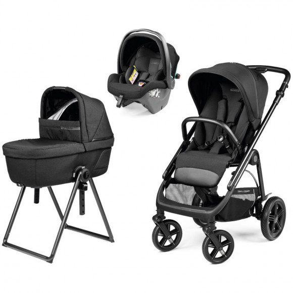 Коляска 3 в 1 Peg Perego Veloce TC Belvedere SLK - True Black