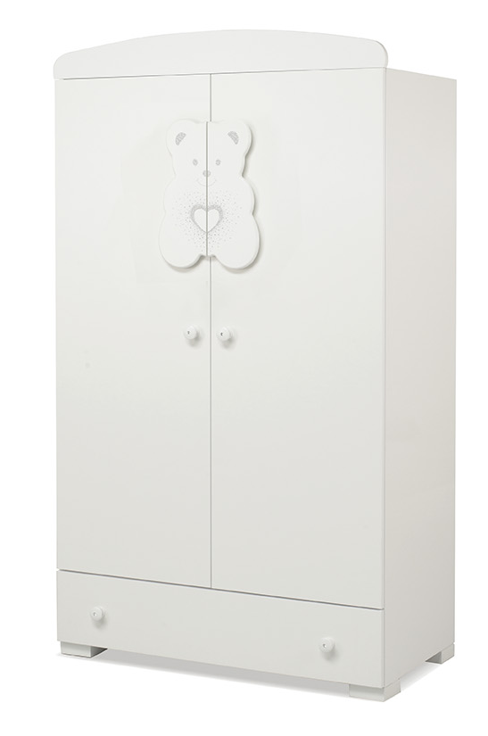 Шкаф двустворчатый Erbesi Tiffany - White (белый)