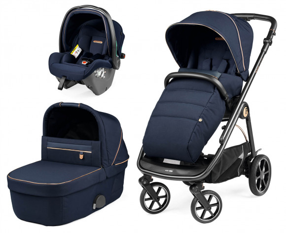 Коляска 3 в 1 Peg Perego Veloce SLK Modular Special Edition - Blue Shine