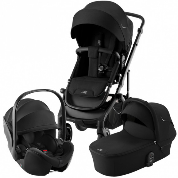 Коляска 3 в 1 Britax Römer Smile 5Z (автокресло BS PRO) - Space Black/Space Black