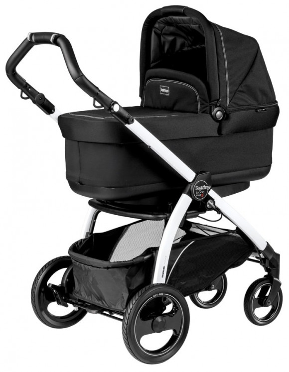 Коляска для новорожденных Peg Perego Book S Pop-Up (шасси White/Black) - Onyx