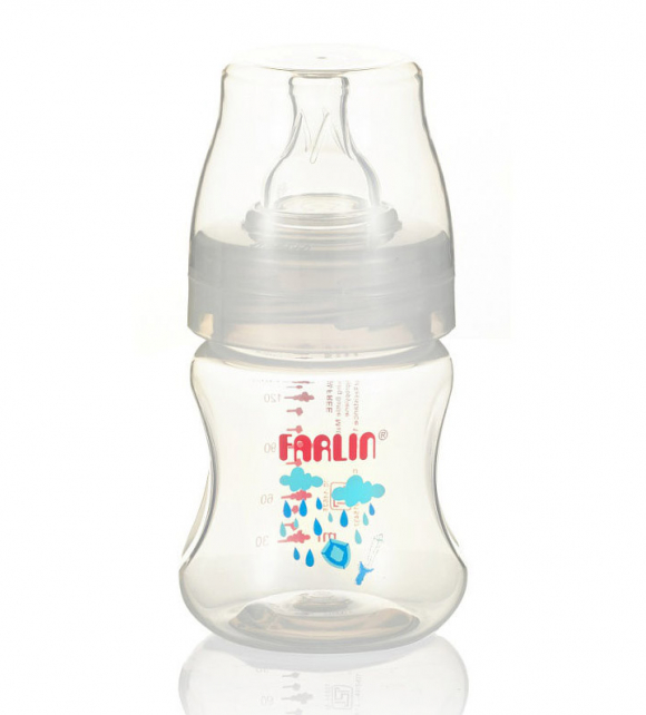 Полипропиленовая бутылочка для кормления с широким горлышком Farlin - 140 мл
