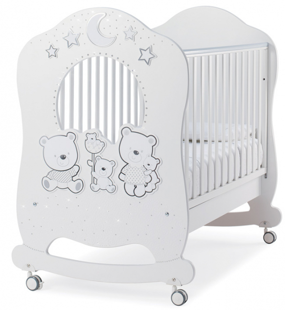 Детская кроватка Italbaby Happy Family Oblo - белый
