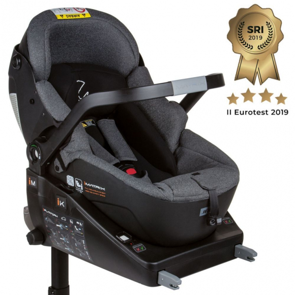 Автокресло JANE Concord IMatrix ISize+База Isofix Comfy - Cold Black