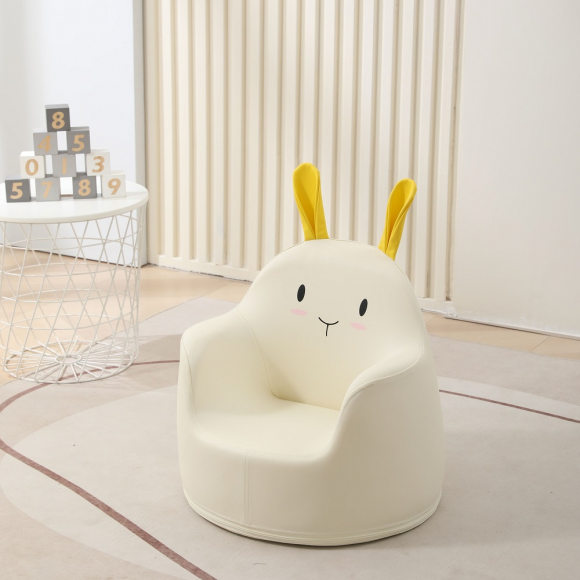 Кресло детское UNIX Kids Hare - White размер S