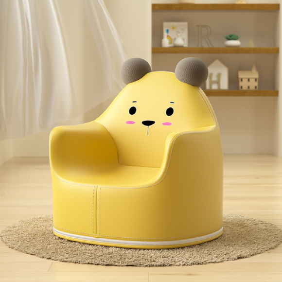 Кресло детское UNIX Kids Bear - Yellow размер L