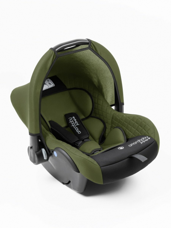 Автокресло детское AMAROBABY Baby comfort - Зелёный/Чёрный