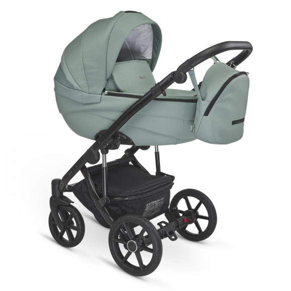 Коляска 2в1 BEXA IDEAL - оливковый+оливковая кожа