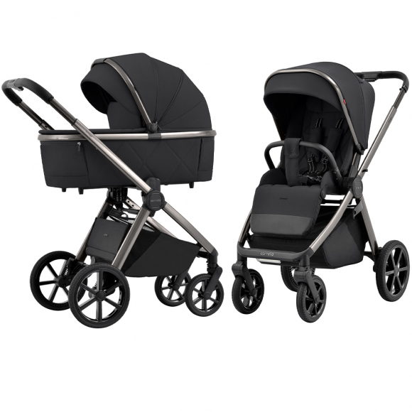 Коляска 2 в 1 Carrello Omega CRL-6530/1 - Absolute Black
