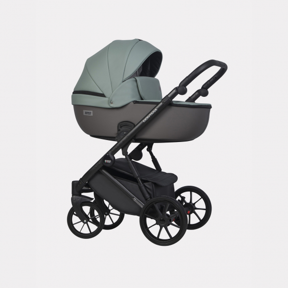 Коляска 2 в 1 RIKO BASIC MONTANA ECCO - 30 Green-Grey (зеленый-серый)