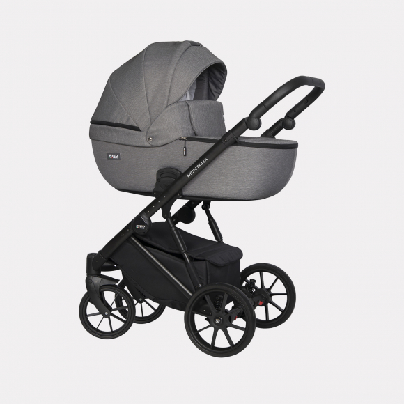Коляска 3 в 1 RIKO BASIC MONTANA - 04 графит
