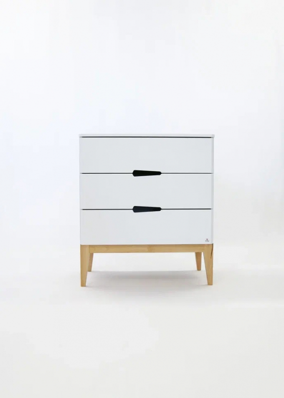 Комод ANTEMI Mia Light - Белый/Дерево