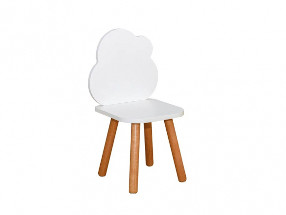 Стул ANTEMI облако - Белый/Дерево