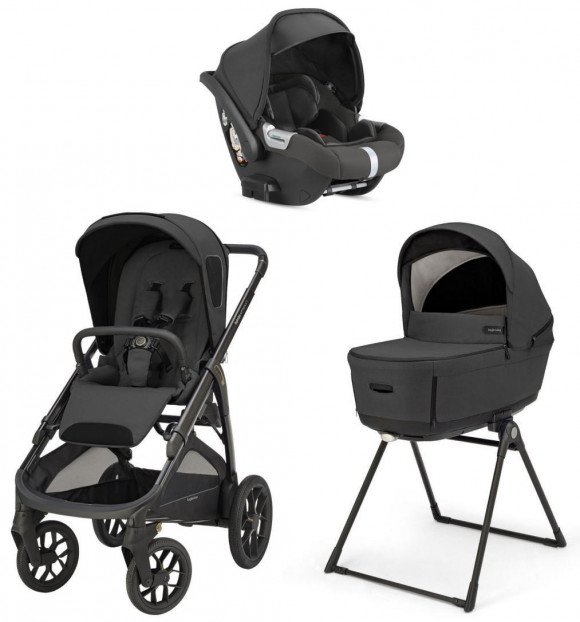 Коляска 3 в 1 Inglesina Aptica XT (DRW I-Size) с подставкой под люльку Stand Up - Magnet Grey 2025