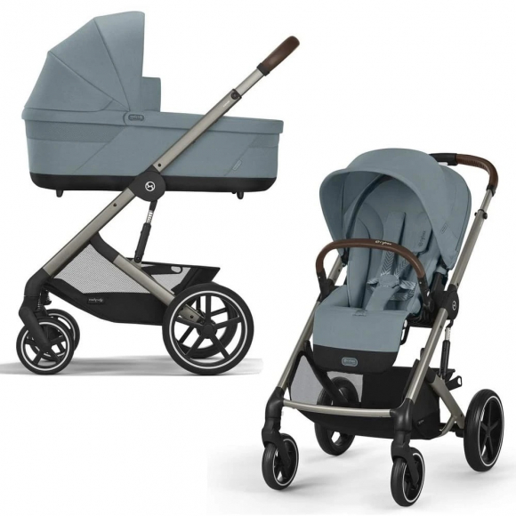 Коляска 2 в 1 Cybex Balios S Lux - TPE Stormy Blue