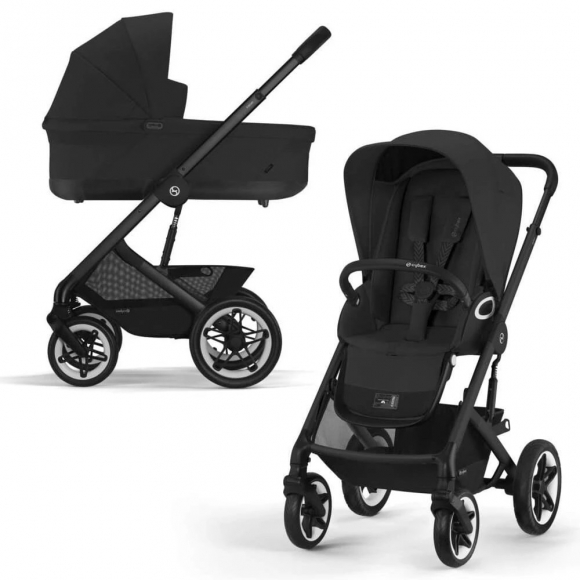 Коляска 2 в 1 Cybex Talos S Lux - BLK Moon Black