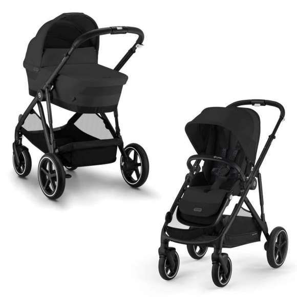Коляска 2 в 1 Cybex Gazelle S - BLK Moon Black