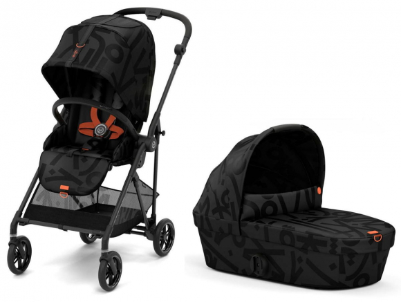 Коляска 2 в 1 Cybex Melio - Street Real Black