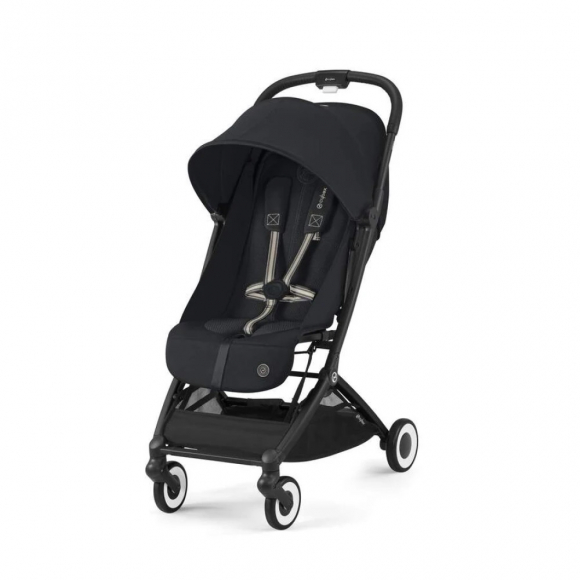 Прогулочная коляска Cybex Orfeo - BLK Magic Black с дождевиком и бампером