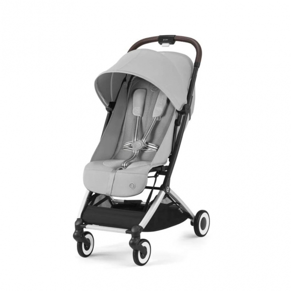 Прогулочная коляска Cybex Orfeo - SLV Fog Grey с дождевиком и бампером