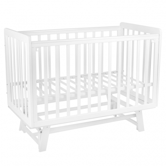 Детская кроватка Sweet Baby Palladio New с маятником - Белый/Белый