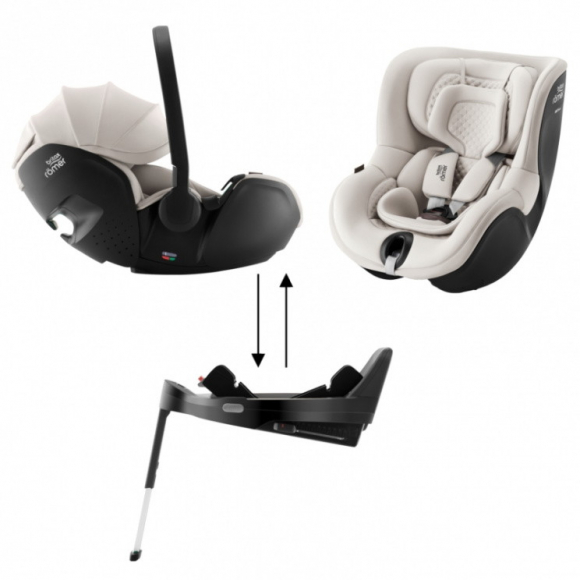 Комплект автокресло BS Pro+DUALFIX 5Z LUX+ VARIO BASE 5Z - Soft Taupe