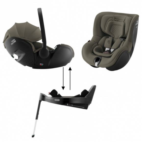 Комплект автокресло BS Pro+DUALFIX 5Z LUX+ VARIO BASE 5Z - Urban Olive