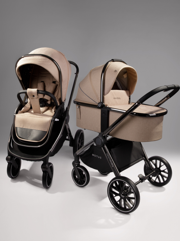 Коляска 2 в 1 Amarobaby MOTUS V2 - Мокко 